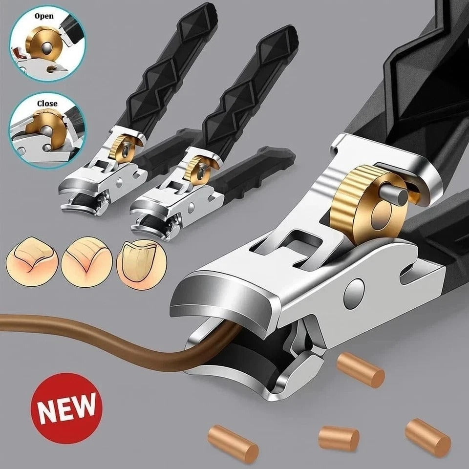 Goredny Toe Nail Clippers, Toenail Clippers for Thick Toenails, Wide Jaw Openin