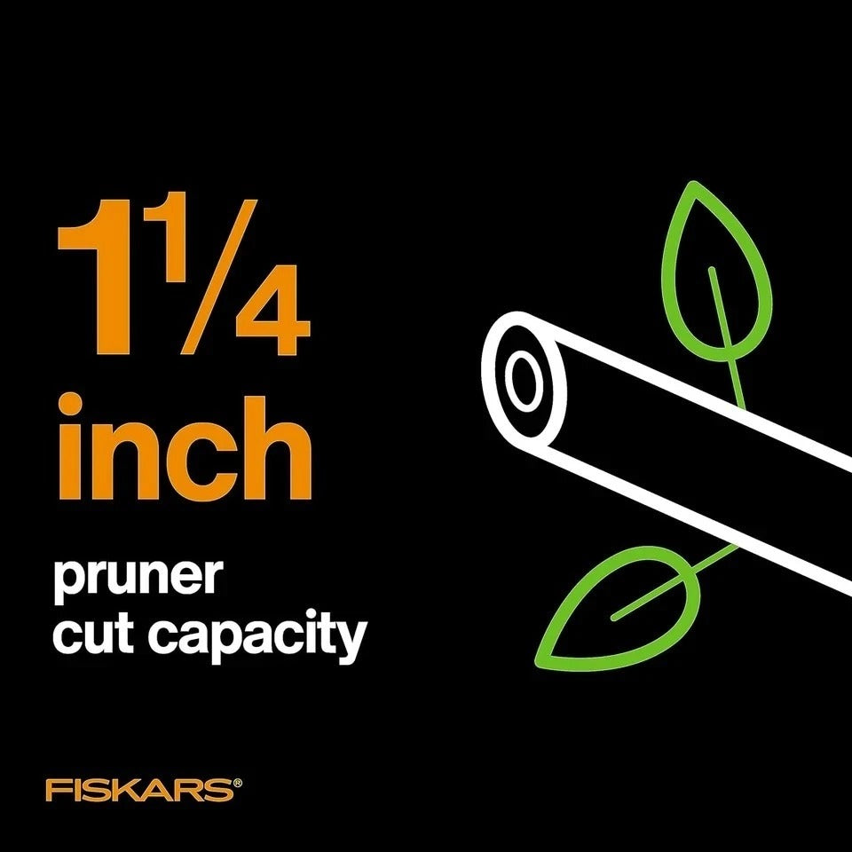 2-In-1 Extendable Tree Pruner and Pole Saw (Extends 7.9 - 12 Feet) with Rotating