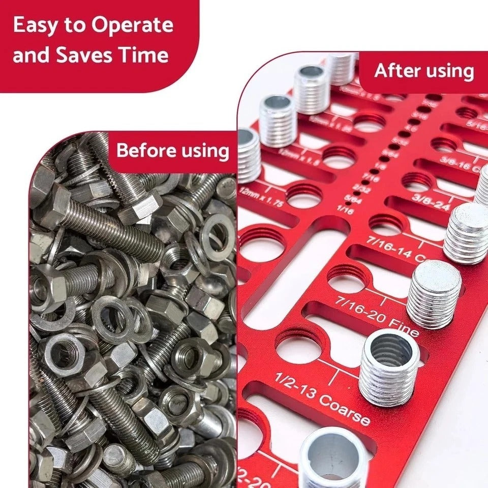 55 Nut and Bolt Thread Checker - Thread Checker Standard and Metric Bolt and Nut
