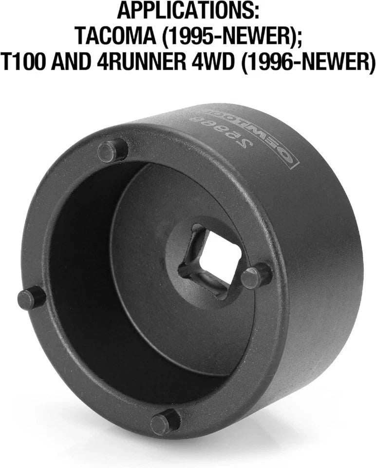 25969 Toyota 4-Pin Hub Locknut Socket, 1/2 Drive | Remove & Install Locknuts