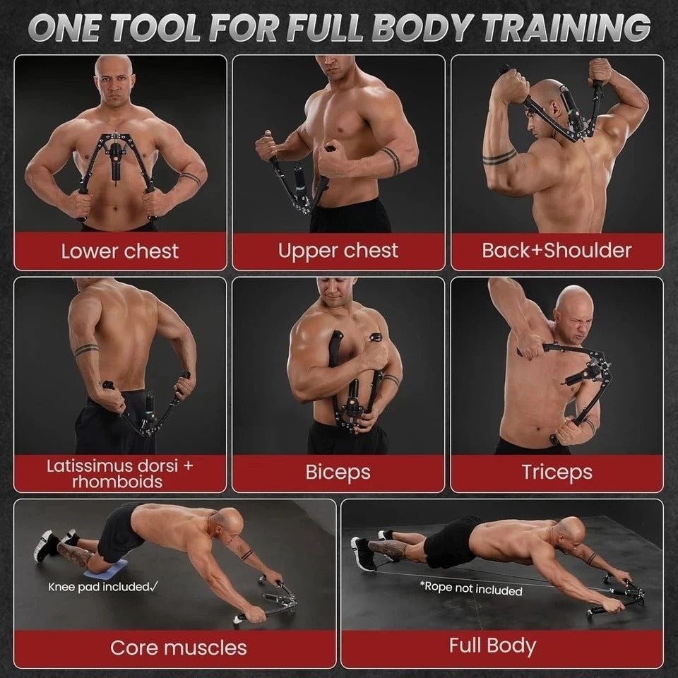 Chest & Arm Twister & Core Trainer, Hydraulic Power Coreflex Twister Chest Worko