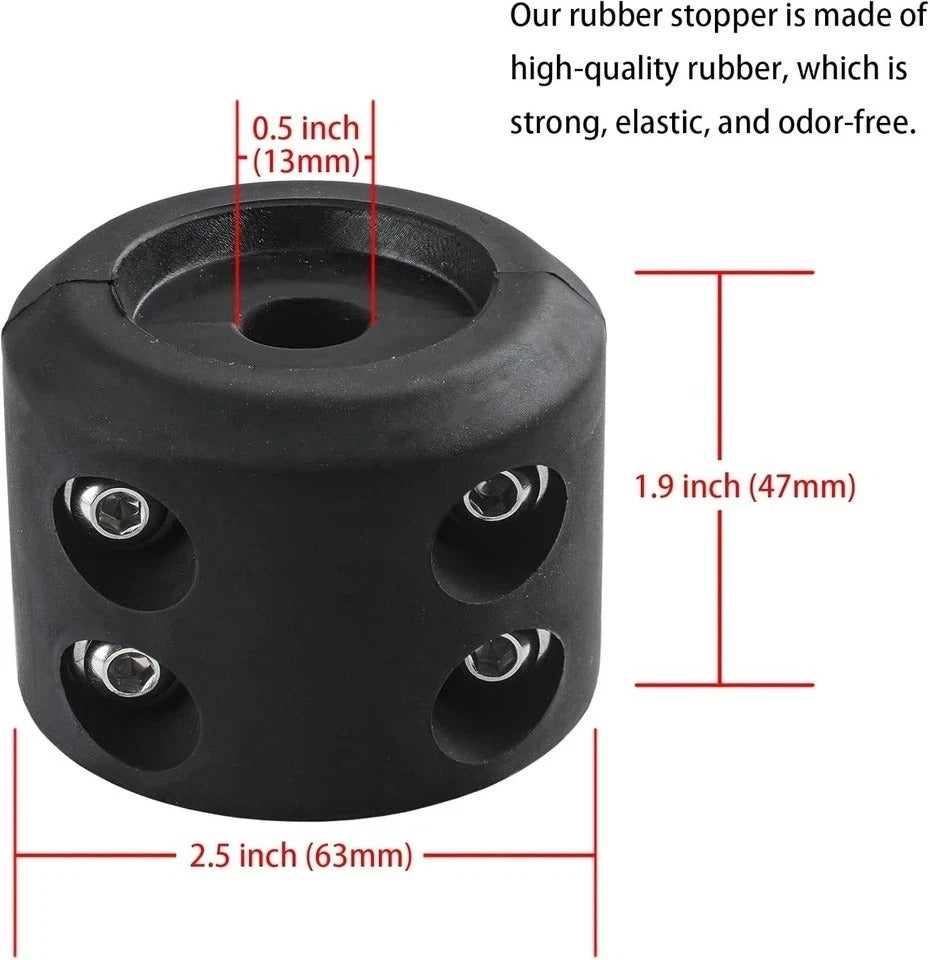 1/4 Inch x 50 Feet Synthetic Winch Rope 10,000LBs Line Cable Blue 1/4 inch