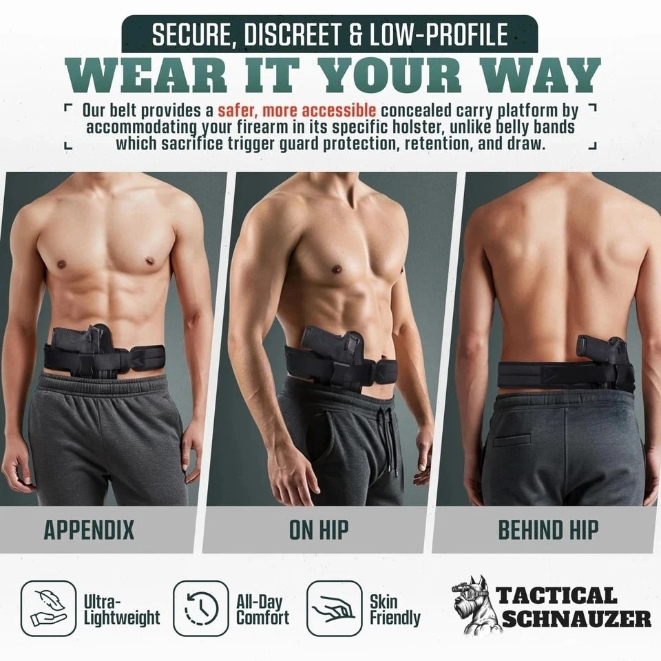 Concealed Carry Gun Belt | Belly Band Holster, Gun Holster for Men Women, Hol...