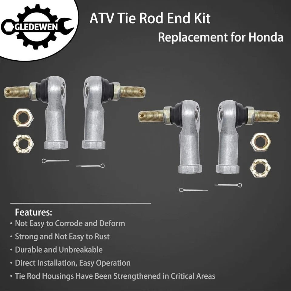 Tie Rod End Kit, Compatible With 1997-2017 Foreman 400/450 / 500, 2001-2017