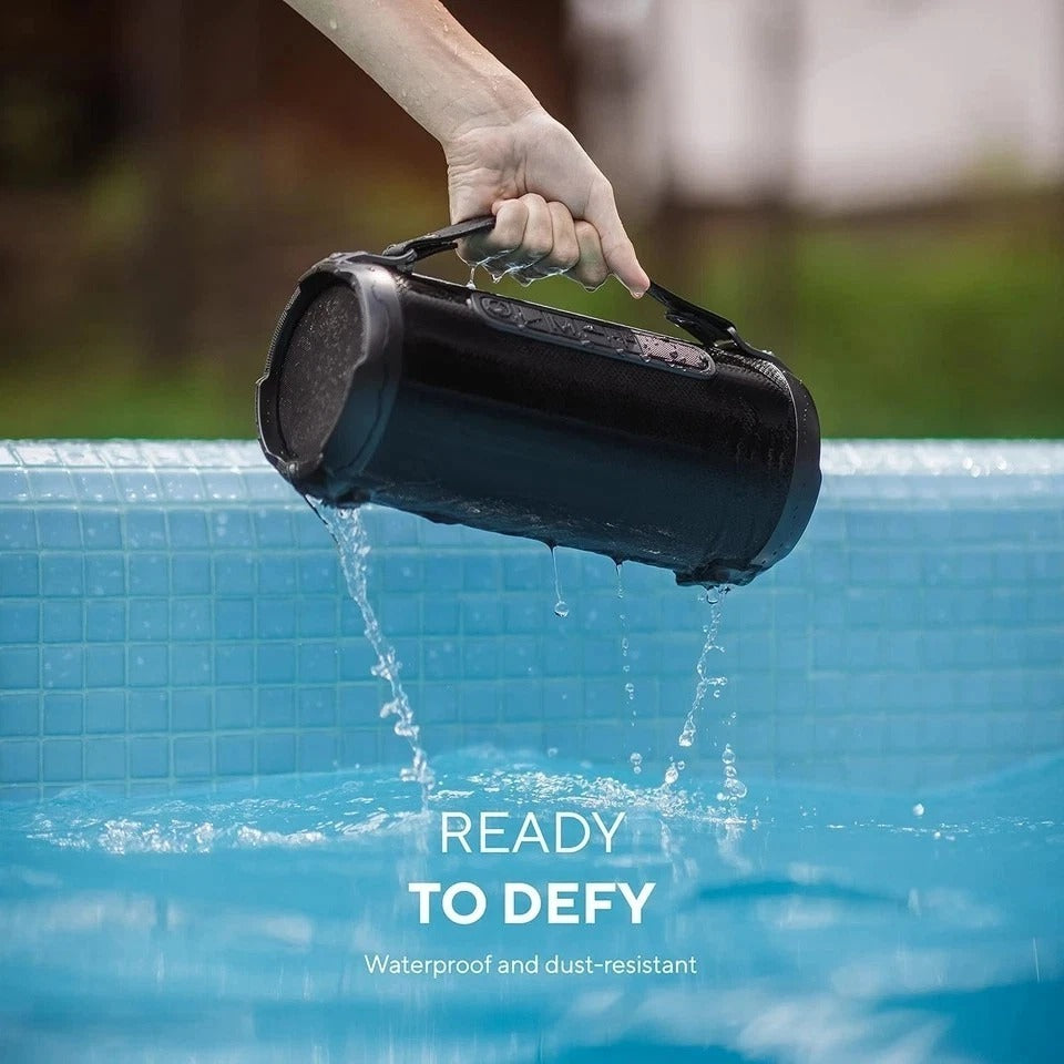 Wireless Bluetooth Speaker Water Resistant Long Range 300 Watt Rechargeable Boom