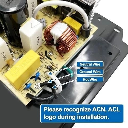 WF-8935-MBA RV Power Converter,35 Amp DC Main Board Assembly,Three-Stage Power