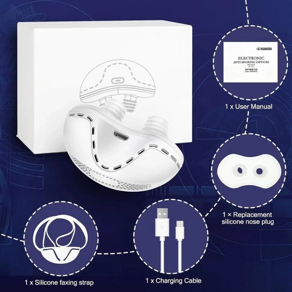Anti Snoring Device Twin Turbine Electric Adjustable Wind Speed