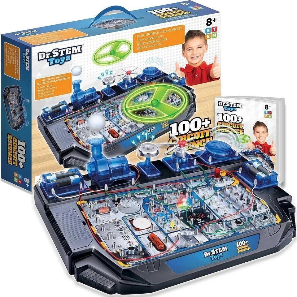 Circuit Science Kit, Includes Over 100 Electrical Experiments with Lights, So...