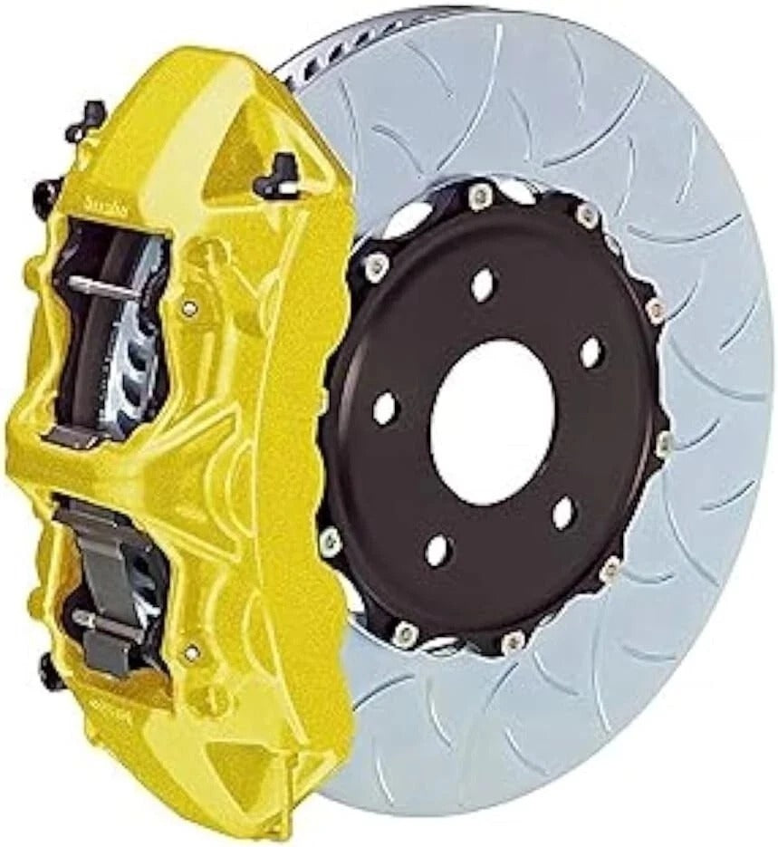 Automotive Caliper Wraps Reflective Vinyl High Heat Temperature Film Yellow Fits