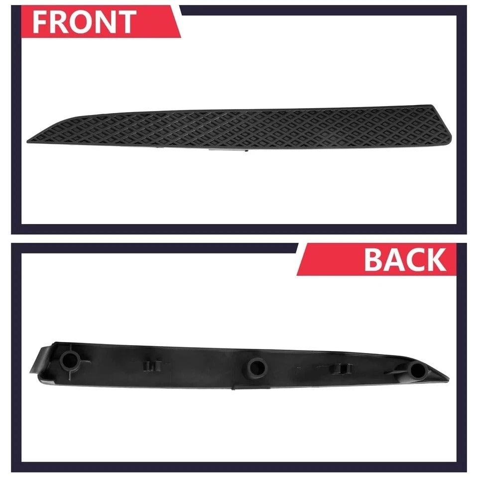 Ford Escape Headlight Trim Pair 2013-2016 Black Driver Passenger Front Headlamp