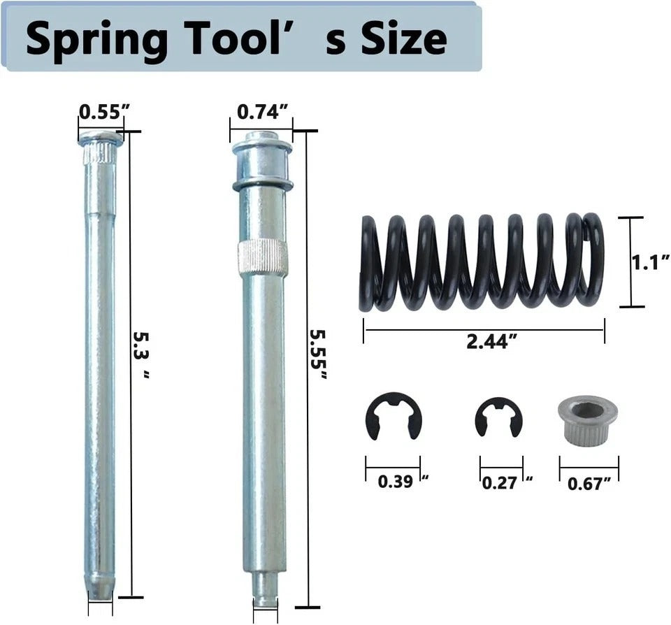 Door Hinge Pin and Bushing Kit Tool for C1500 Door Hinge Pin Spring Kit 23 Pcs