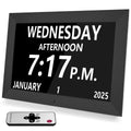 10.1" Extra Large Digital Dementia Clock for Seniors, Easy Read Display Clock...