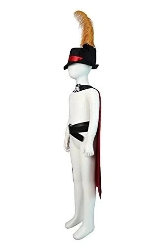 Costume Cat in Boots Cosplay Hat Cape Cloak Outfits with Belt 160 Puss