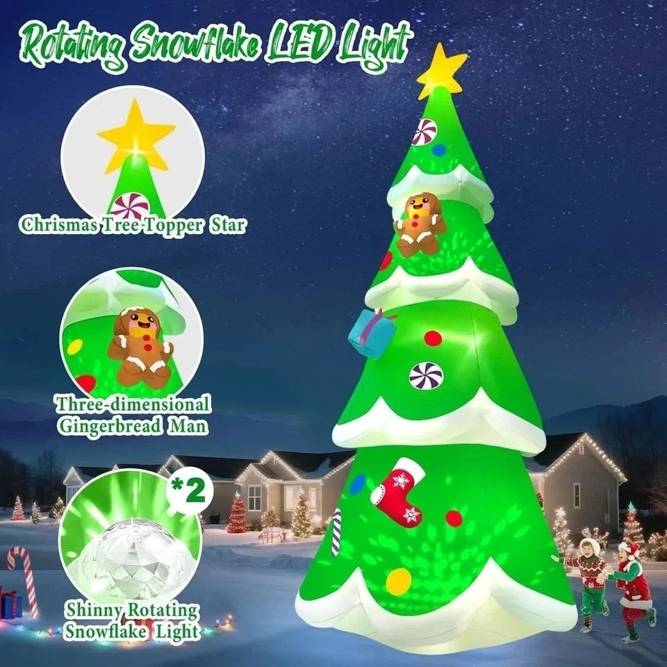 20FT Christmas Tree Inflatable with LED Light, Kalolary Giant Christmas Yard Inf