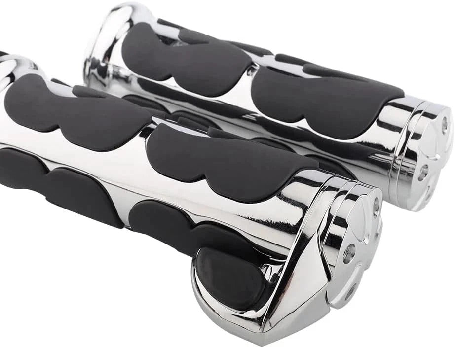Handlebar Grips 1 Inch Motorcycle 25MM Throttle Hand Grip Fire