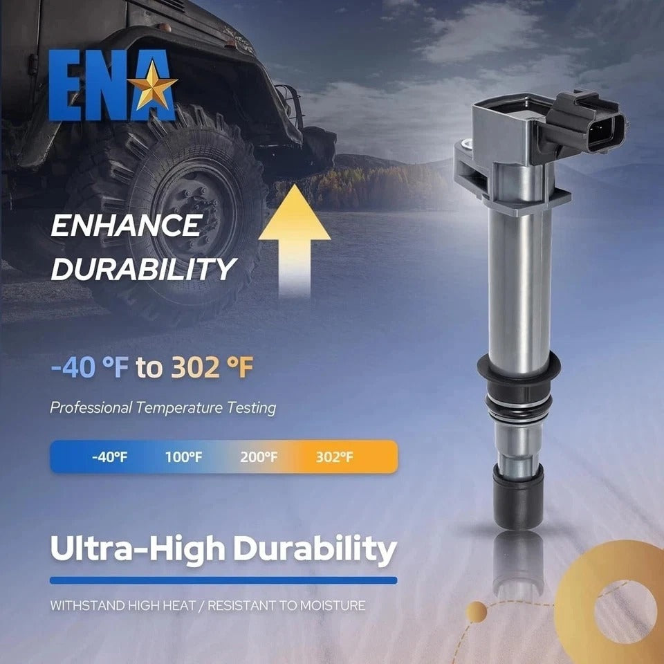ENA Set of 8 Ignition Coil Packs for UF270 Compatible with Dodge Ram 1500 4.7 Je