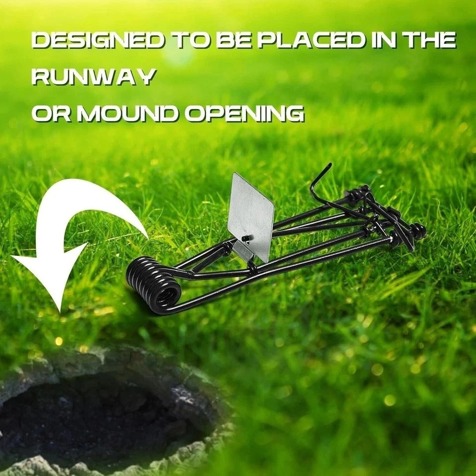 12 Pcs Outdoor Gopher Trap Easy Set Mole Trap Weather Resistant Gopher Killer...