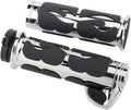 Handlebar Grips 1 Inch Motorcycle 25MM Throttle Hand Grip Fire