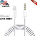 iPhone 7 8 X XR 1112 Pro Max iPad Plus to 3.5mm AUX Audio Car Adapter Cord