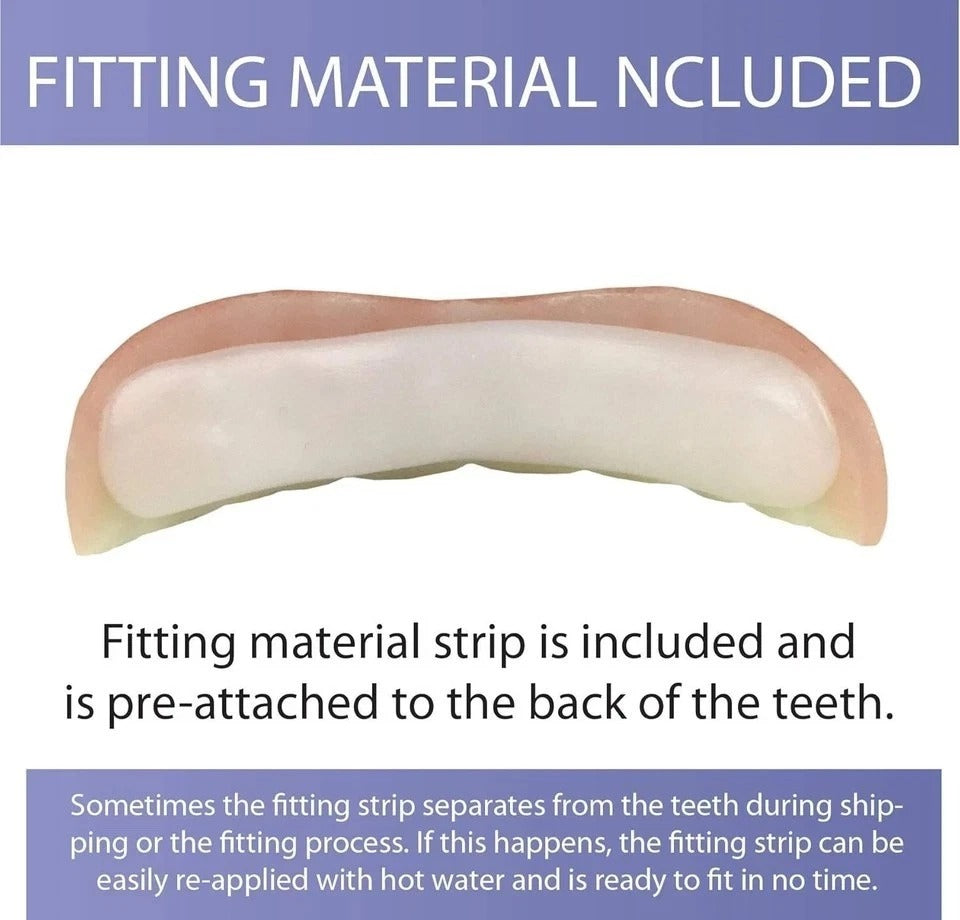 Luxury Cosmetic Upper: Handcrafted Realistic Teeth for At-Home Smile Makeover