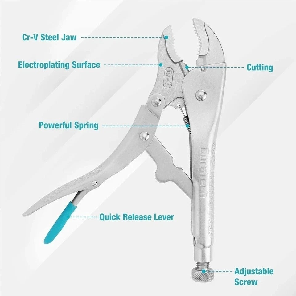 Malco LP10WC Locking Pliers With Wire Cutter 10"