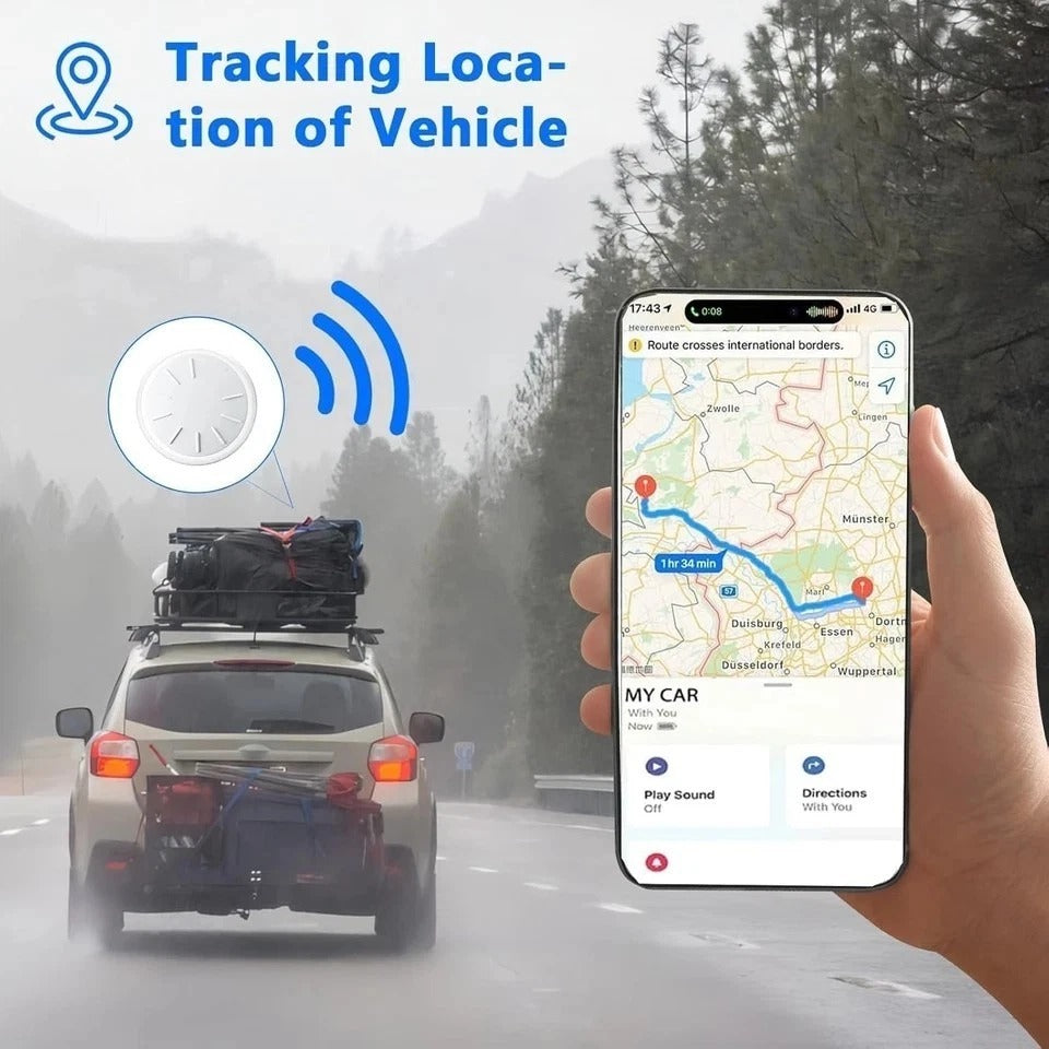 Hidden Car GPS Tracker - No Monthly Fees, iOS Compatible