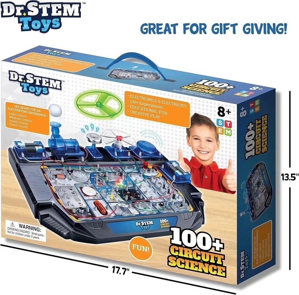 Circuit Science Kit, Includes Over 100 Electrical Experiments with Lights, So...