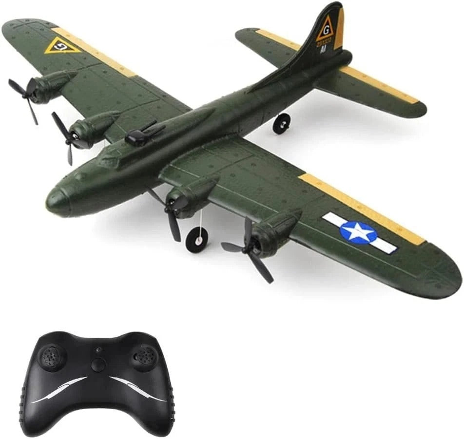 B-17 RC Plane, 2 Channel RC Airplane, 2.4Ghz Remote Control Airplane, Ready to F