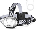 Rechargeable Ultra-Bright 20000 Lumen Headlamp - 12 Modes Waterproof & Adjust...