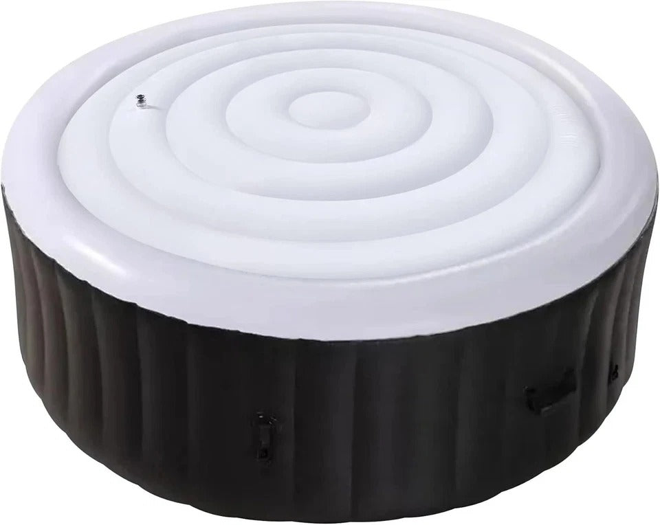4.5 Ft Inflatable Hot Tub Cover- Energy Saving Lid for round Hot Tub- Foldable P