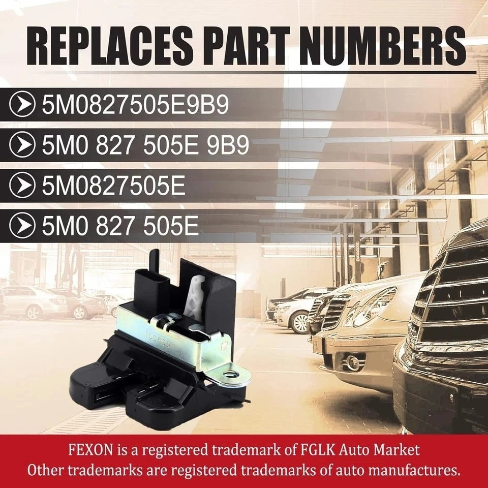Trunk Latch Tailgate Lock Compatible with VW Jetta Sportwagen 2010-2014, Volkswa