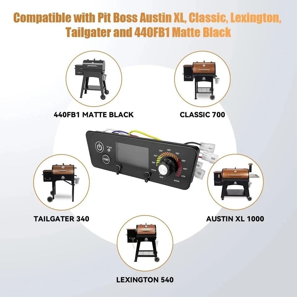 Upgraded Control Board for Pit Boss Wood Pellet Grills, Pit Boss Control Panel T