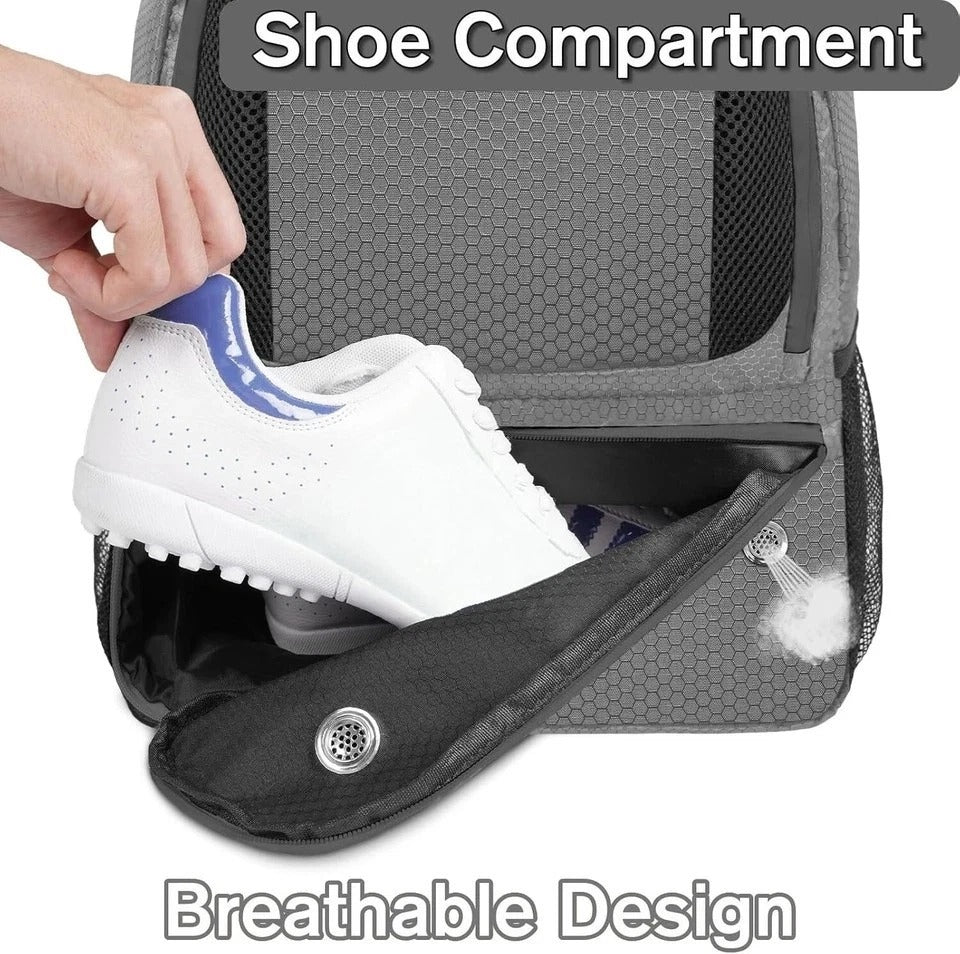 Water-Resistant Soccer & Multi-Sport Backpack - Fits Basketball, Football & More
