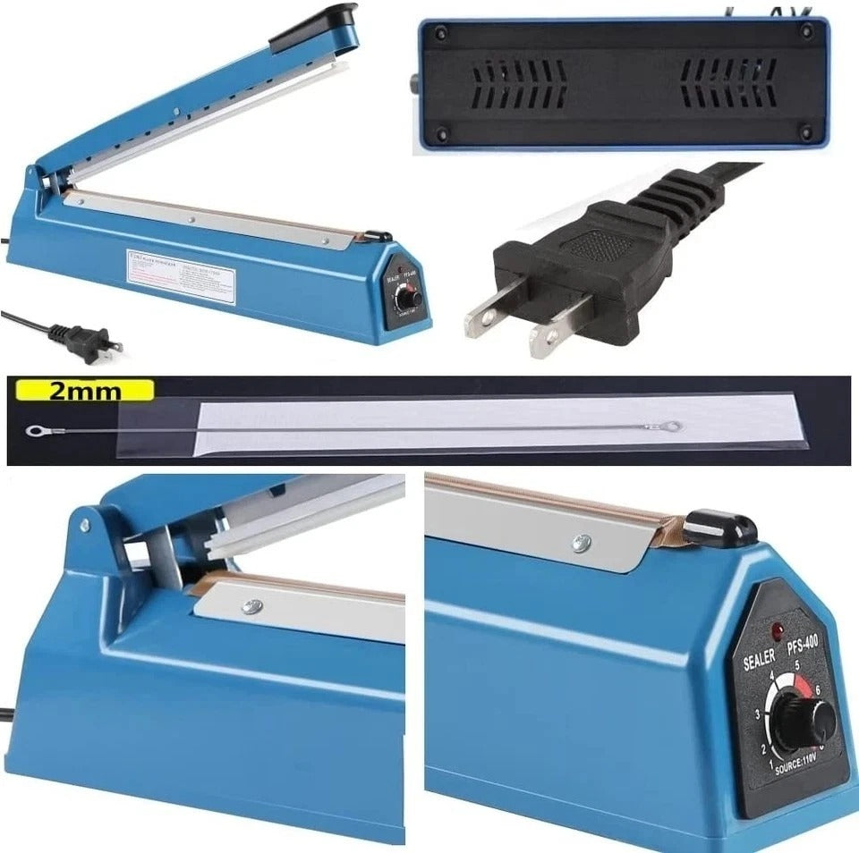 Impulse Heat Sealer Machine Manual Bags, 12 Inch, for Sealing Plastic/Pe PP Bags
