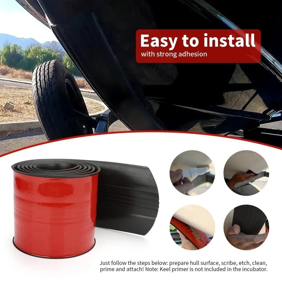 Boat Keel Protector Boat Keel Protector, for Fiberglass Bass Aluminum Boat, B...