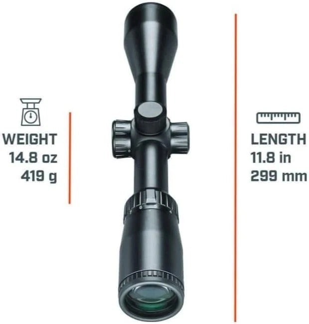 Bushnell Legend 3-9x40mm Illuminated Riflescope, Hunting Rifle Scope with Illumi