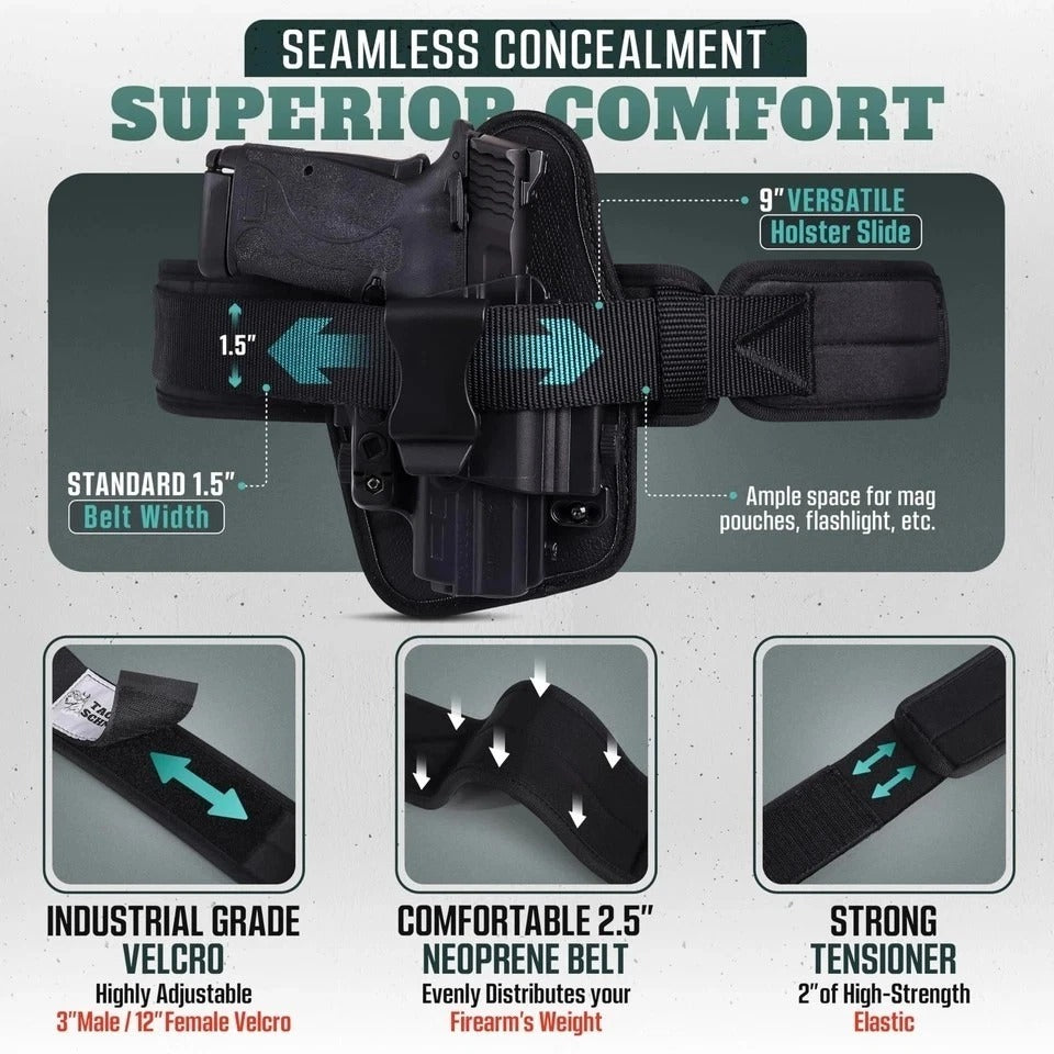 Concealed Carry Gun Belt | Belly Band Holster, Gun Holster for Men Women, Hol...