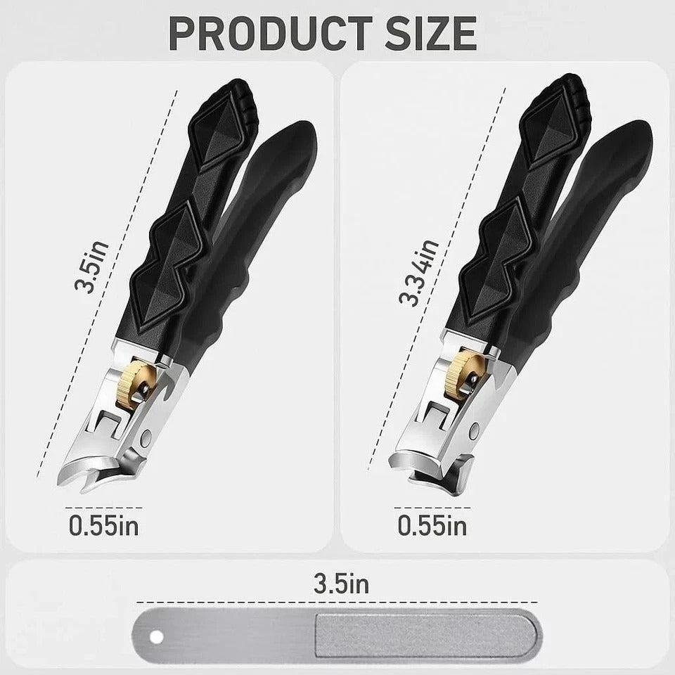 Goredny Toe Nail Clippers, Toenail Clippers for Thick Toenails, Wide Jaw Openin