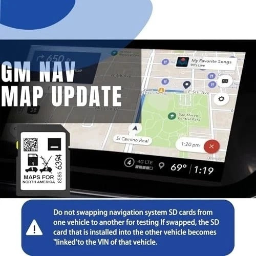 2025 Release GPS Navigation SD Card Compatible with INFO 3 MAP UPDATE - V.2024