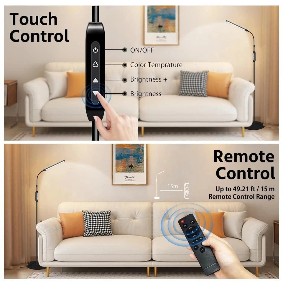 LED Floor Lamp for Bedroom Standing Lamp Eyelash Light Tattoo lamp lash Light
