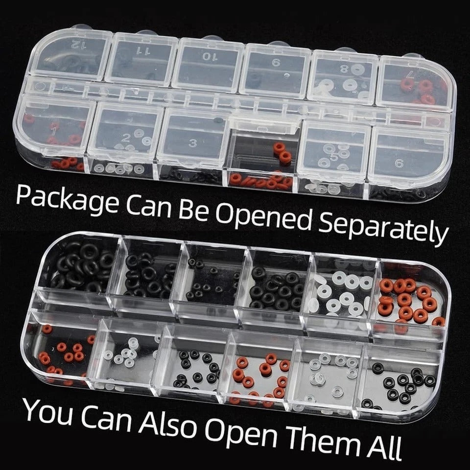 Buna-N O-Ring Tool Kit for Mini Dental Implant Replacement, 3 Sizes