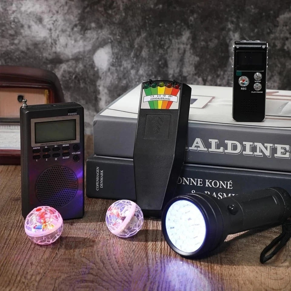 7 Pcs Ghost Hunting Equipment Kit 1 Electromagnetic Paranormal Radiation Detecto