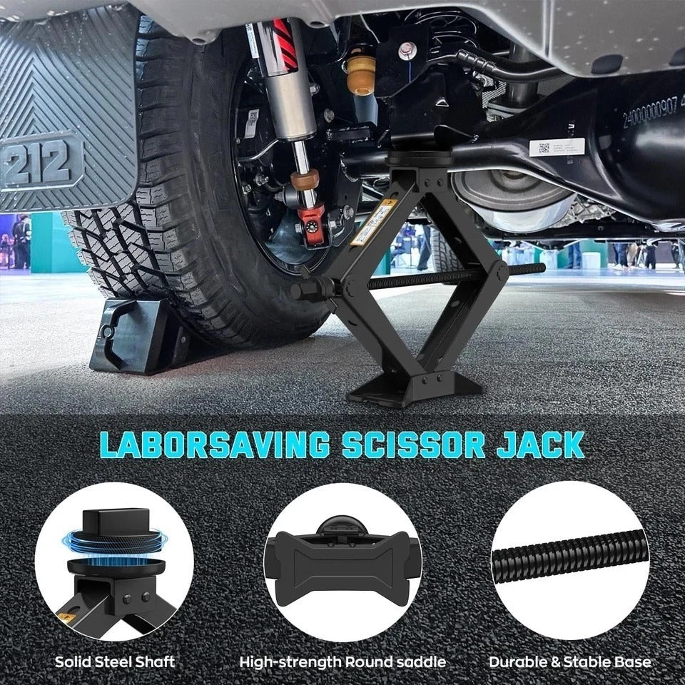 2.5 Ton Car Jack for Mercedes Benz, Scissor Jack, Tire Changing Kit, with Jac...
