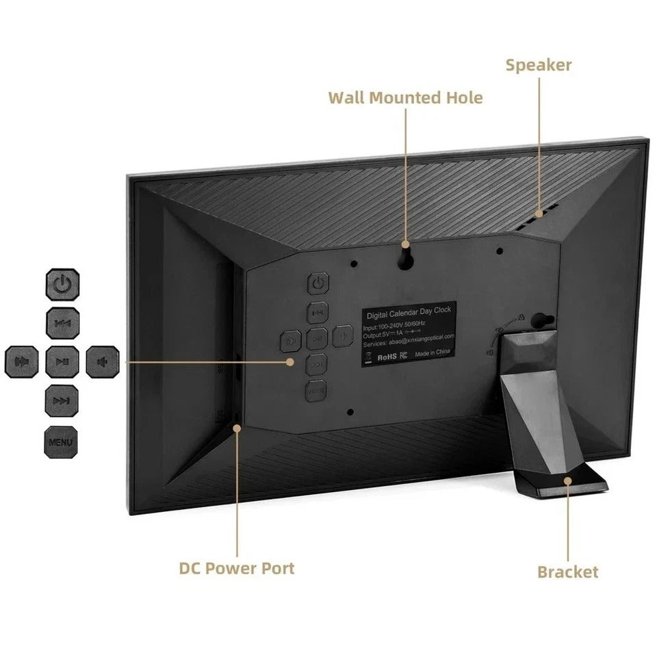 10.1" Extra Large Digital Dementia Clock for Seniors, Easy Read Display Clock...
