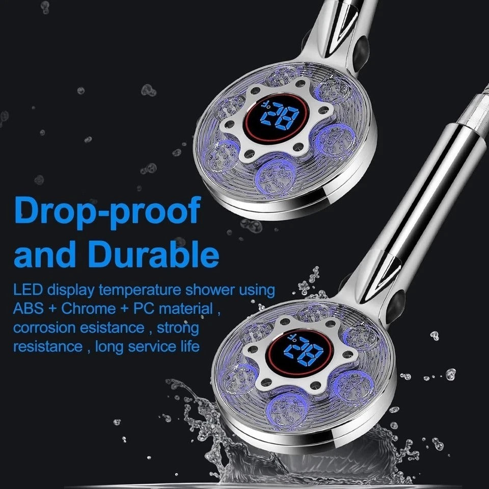 LED Shower Head with Handheld, Color Changing, Shower Head High Pressure with Wa