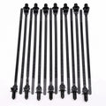 Push Mount Zip Ties 8 inch Cable Zip Tie Black Wire Tie with Push Pin Fir Tre.