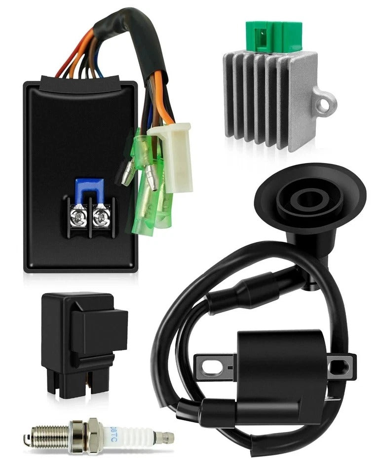 5PCS CDI Ignition Coil Kit for Polaris Sportsman Scrambler 90 50 2001-2007