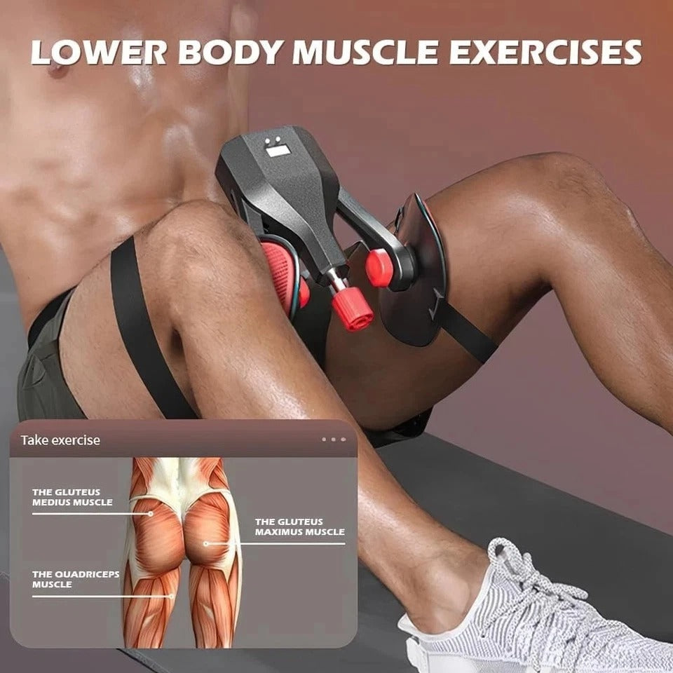 Hip Trainer Kegal Exerciser 110LB, Pelvic Floor Muscle Trainer for Men Women, Ad
