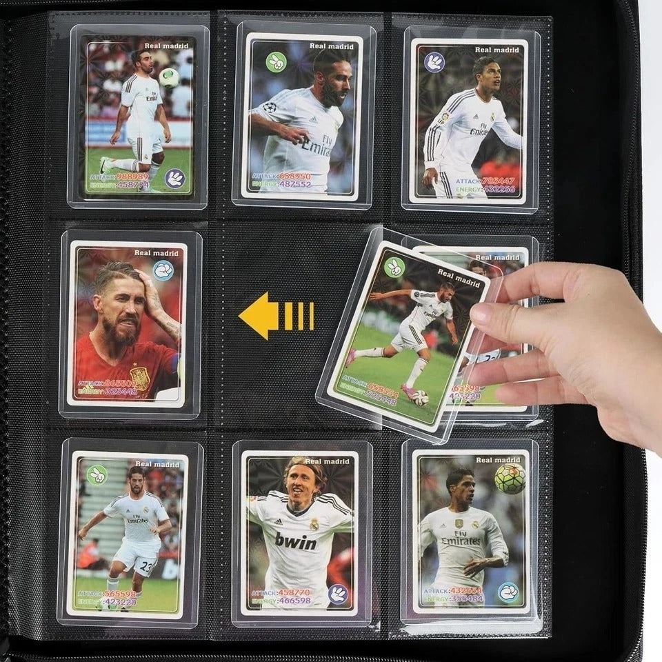 Toploader Binder Holds 288 Toploaders 9 Pocket Top Loader Binders for 3 x 4''