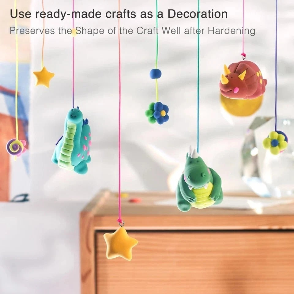 Air Dry Clay - 100 Colors, Ultra Light and Soft, Non-Toxic Modeling Clay for Kid